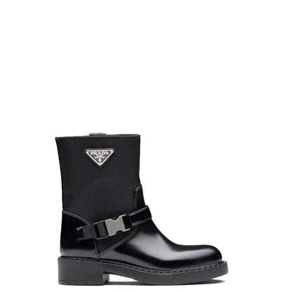 PRD Brushed Leather Boots Re- Nylon 2 color 's