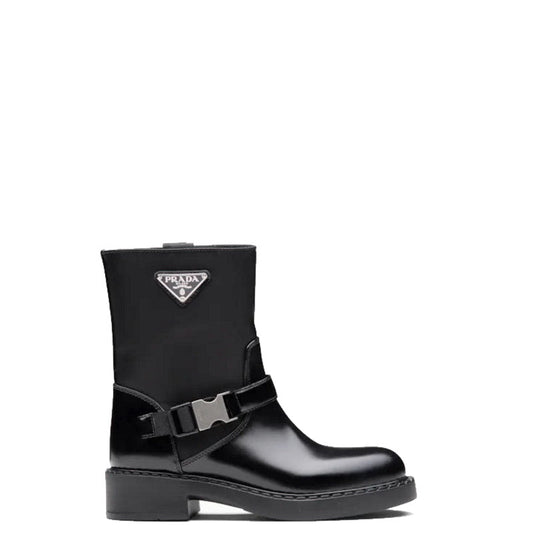 PRD Brushed Leather Boots Re- Nylon 2 color 's