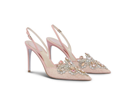 CAO VILLA Shoes Heels 2 color 's Stones