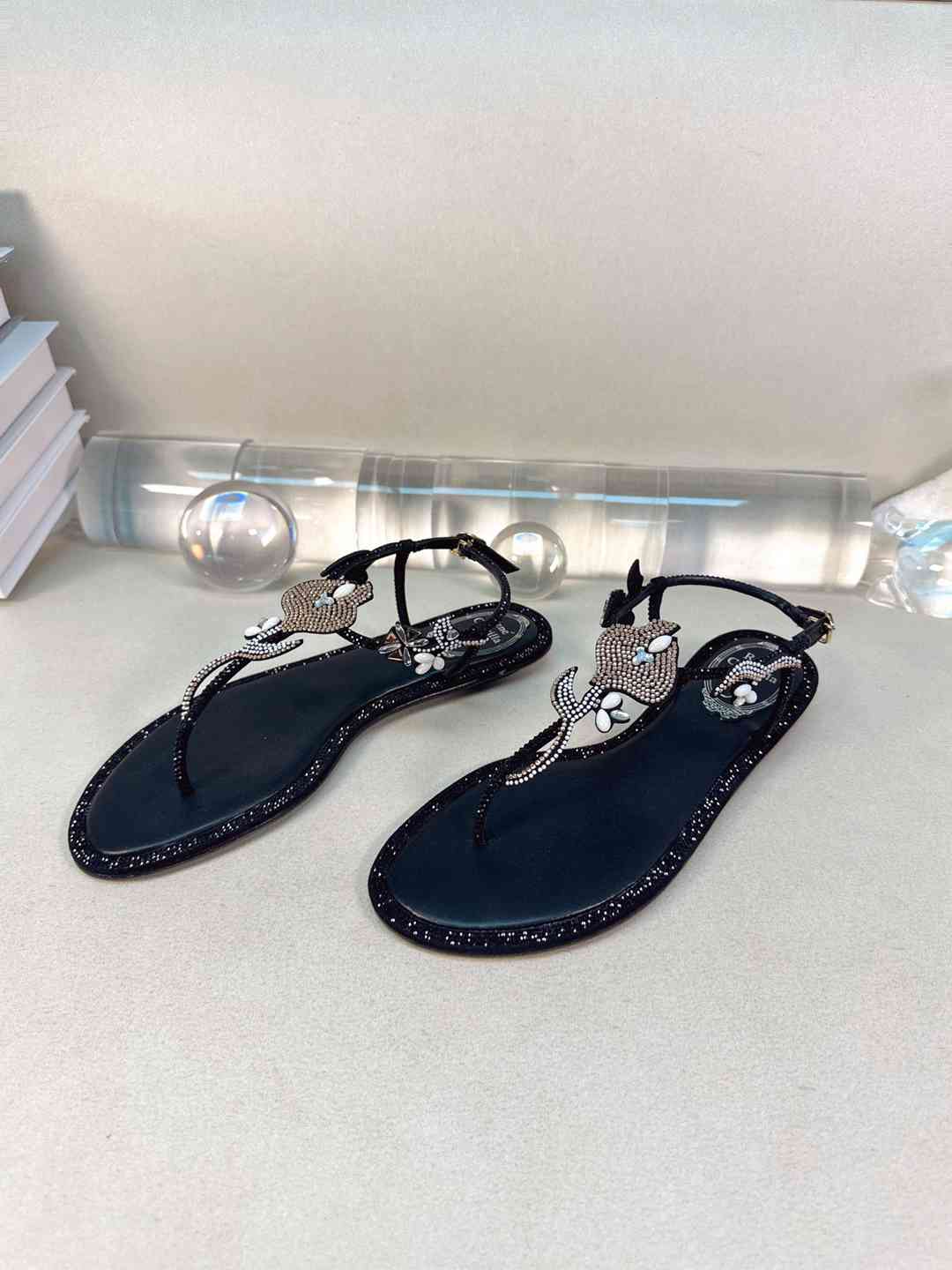 Caovilla Slippers  Sandals Stones 2 Color 's