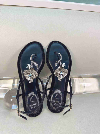 Caovilla Slippers  Sandals Stones 2 Color 's