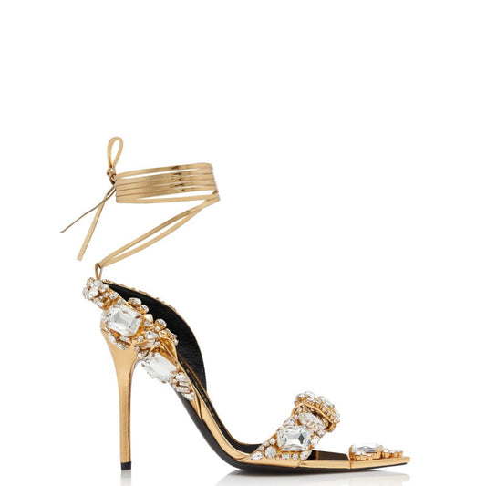 FORD  Shoes Crystal Point Sandals  Jewel