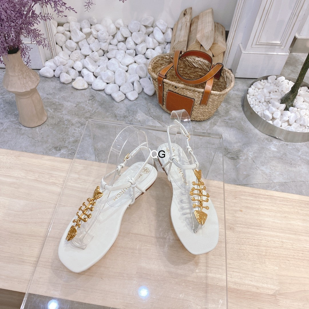 TORY BUR Sandals   Flat Fish