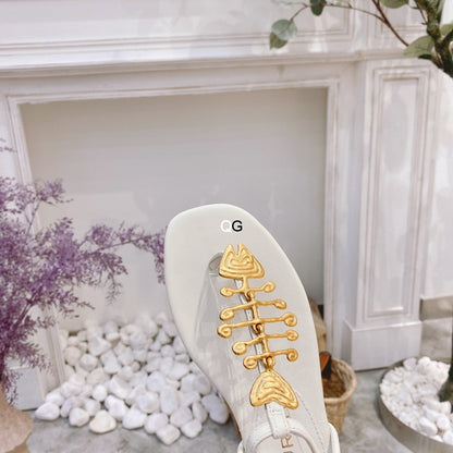 TORY BUR Sandals   Flat Fish