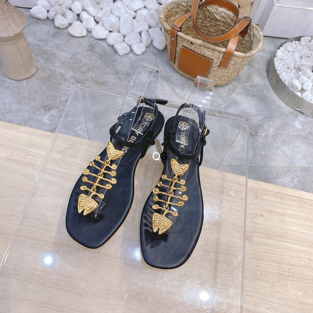 TORY BUR  Sandals   Flat Fish