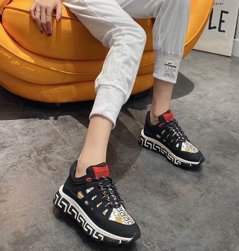 VRC Sneakers Yellow Black Chain
