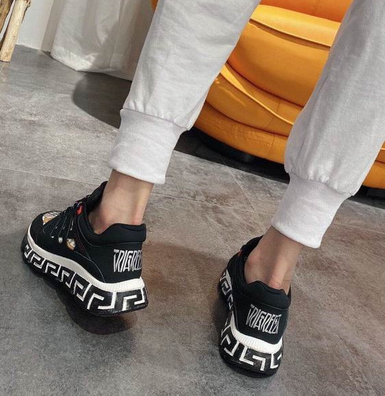 VRC Sneakers Yellow Black Chain