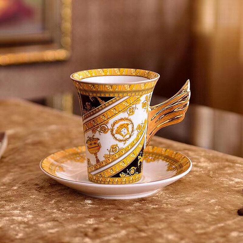 VRC Baroque Tea Cup and Saucer