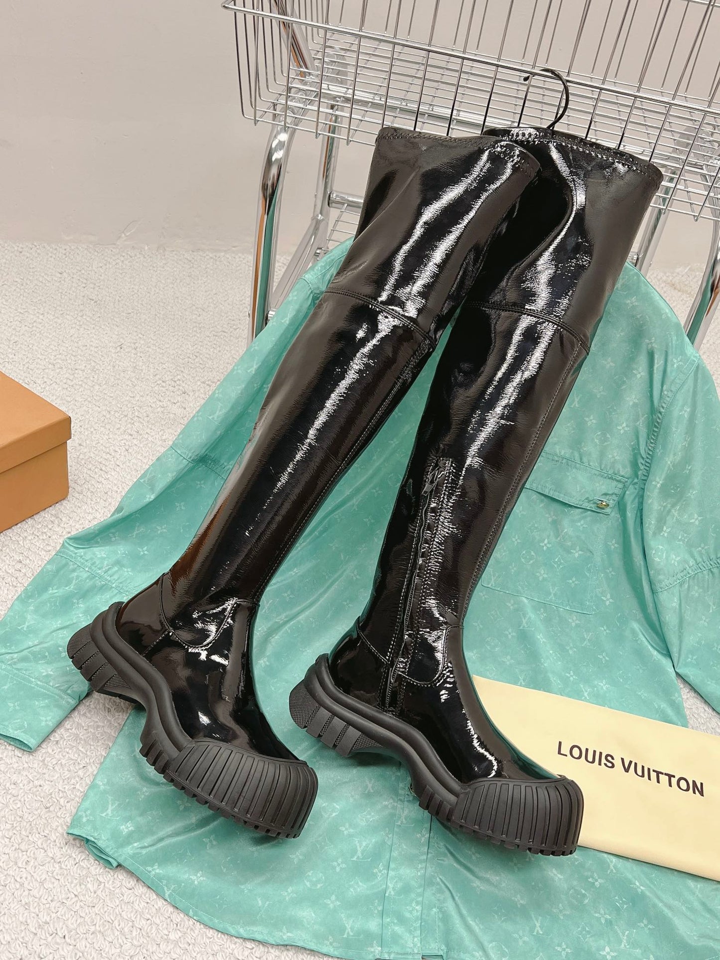 LU  Boots High Over Knee Flat