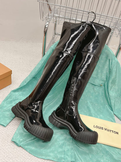 LU  Boots High Over Knee Flat