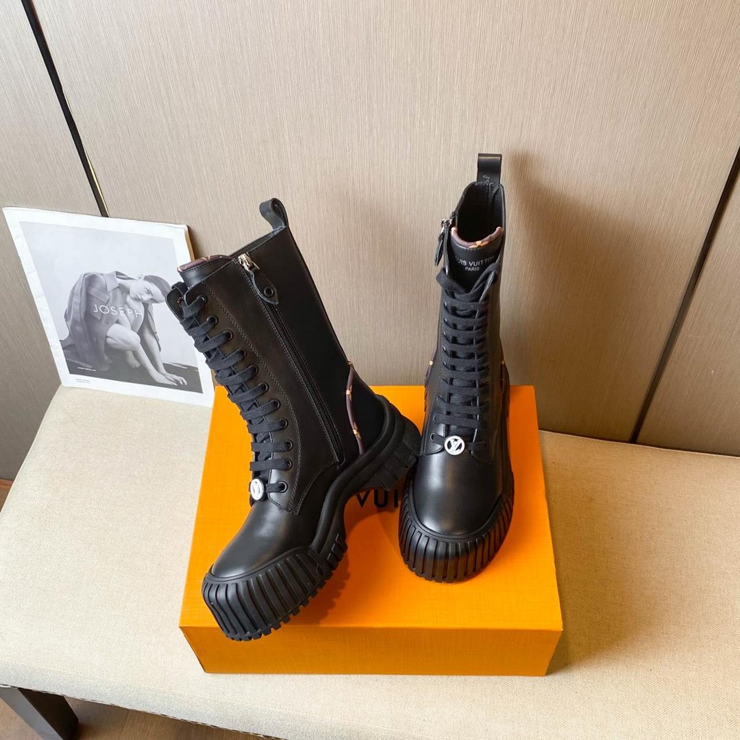 LU Ruby Flat High Boots Woman 2 Color 's