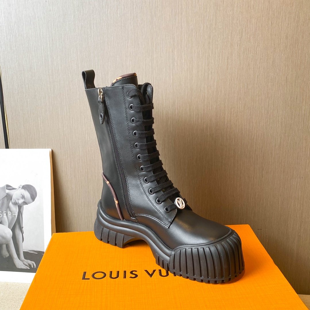 LU Ruby Flat High Boots Woman 2 Color 's