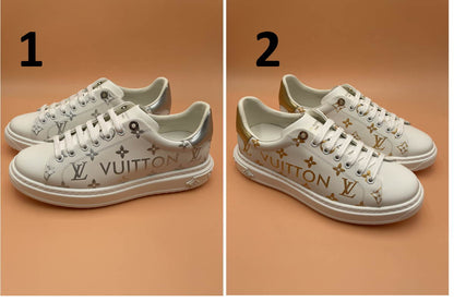 LY Sneakers 2 Color 's Gold &Silver
