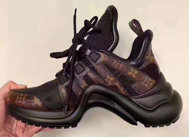 LU Leather Sneakers Arc Black