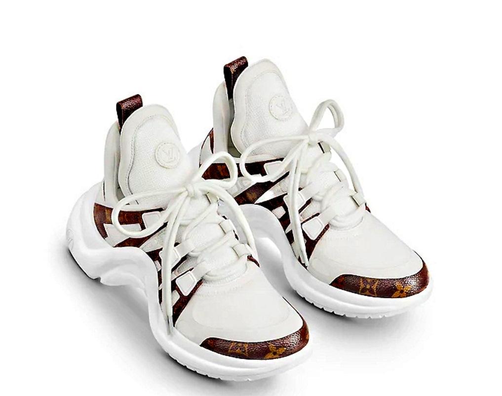 LU Leather Sneakers Arch White
