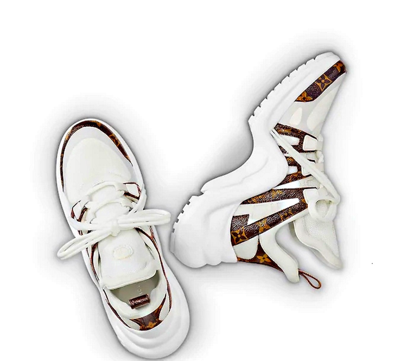 LU Leather Sneakers Arch White