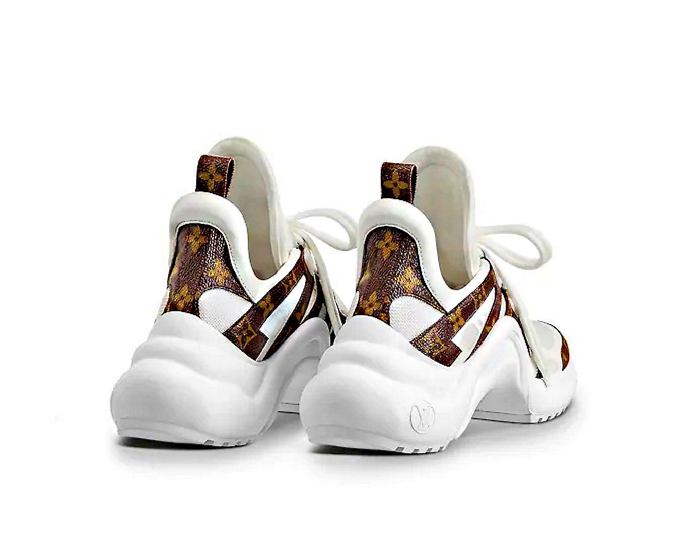 LU Leather Sneakers Arch White
