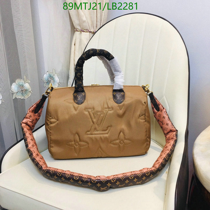 LU Speedy  Bag Puffer Nylon 3 Color  's
