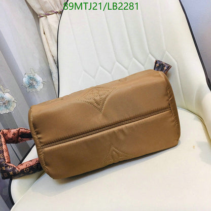LU Speedy  Bag Puffer Nylon 3 Color  's