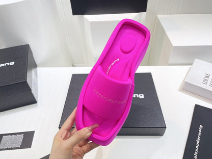 WANG Slippers  Platform 7 Color 's