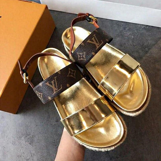 LU Sandals Overcloud Gold