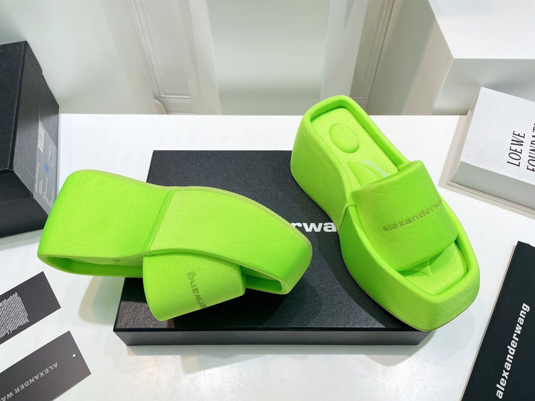 WANG Slippers  Platform 7 Color 's
