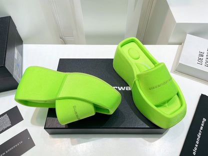 WANG Slippers  Platform 7 Color 's