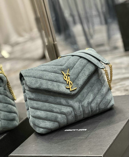 Y L oulou  Bag Shoulder  24 cm 2 color's Suede