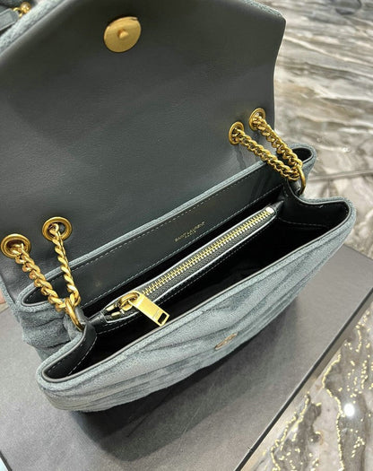 Y L oulou  Bag Shoulder  24 cm 2 color's Suede