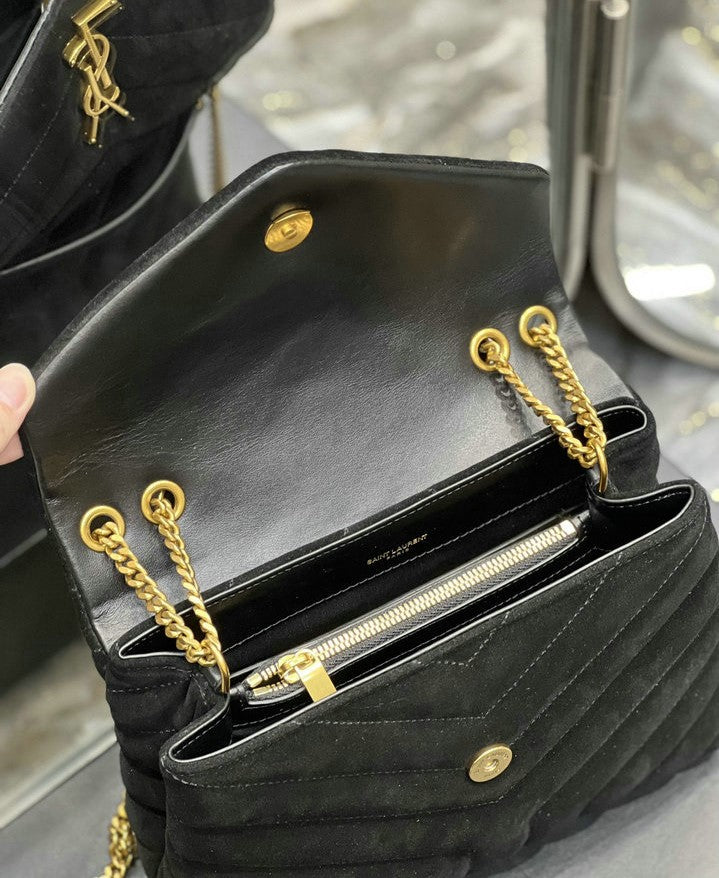 Y L oulou  Bag Shoulder  24 cm 2 color's Suede