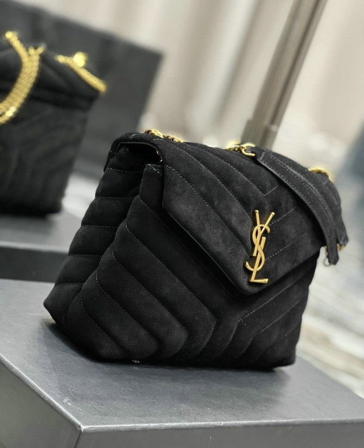 Y L oulou  Bag Shoulder  24 cm 2 color's Suede