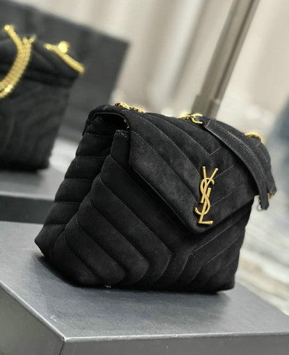 Y L oulou  Bag Shoulder  24 cm 2 color's Suede