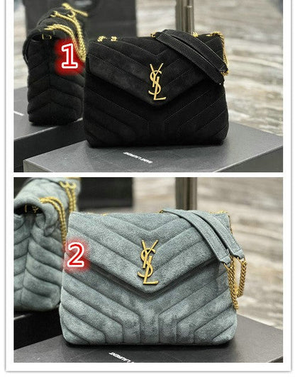 Y L oulou  Bag Shoulder  24 cm 2 color's Suede