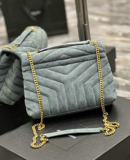 Y L oulou  Bag Shoulder  24 cm 2 color's Suede