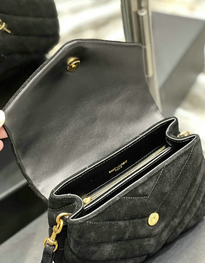 Y L oulou  Mini Bag Shoulder  20 cm 2 color's Suede