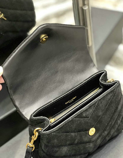 Y L oulou  Mini Bag Shoulder  20 cm 2 color's Suede