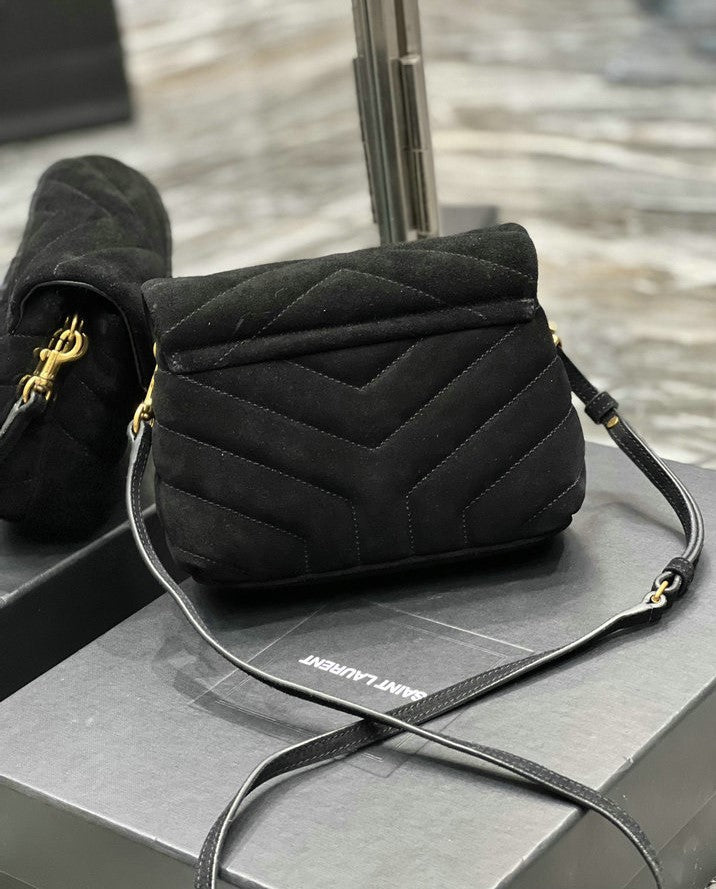 Y L oulou  Mini Bag Shoulder  20 cm 2 color's Suede