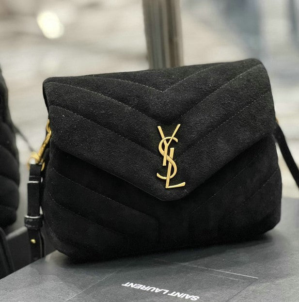 Y L oulou  Mini Bag Shoulder  20 cm 2 color's Suede
