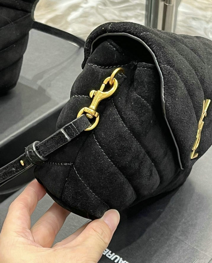 Y L oulou  Mini Bag Shoulder  20 cm 2 color's Suede