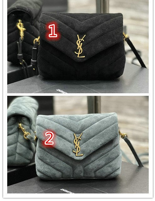 Y L oulou  Mini Bag Shoulder  20 cm 2 color's Suede