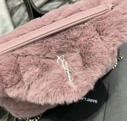 Y L oulou  Bag Fur  Shoulder  29 cm 4 color's