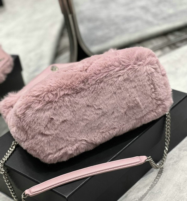 Y L oulou  Bag Fur  Shoulder  29 cm 4 color's