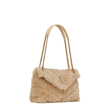Y L oulou  Bag Fur  Shoulder  29 cm 4 color's