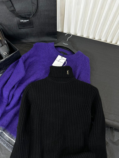 Y L    Sweater roll-neck jumper 2 Color 's