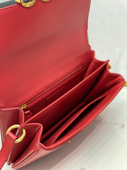 Y L  Bag Red MAILLON SATCHEL 24 cm