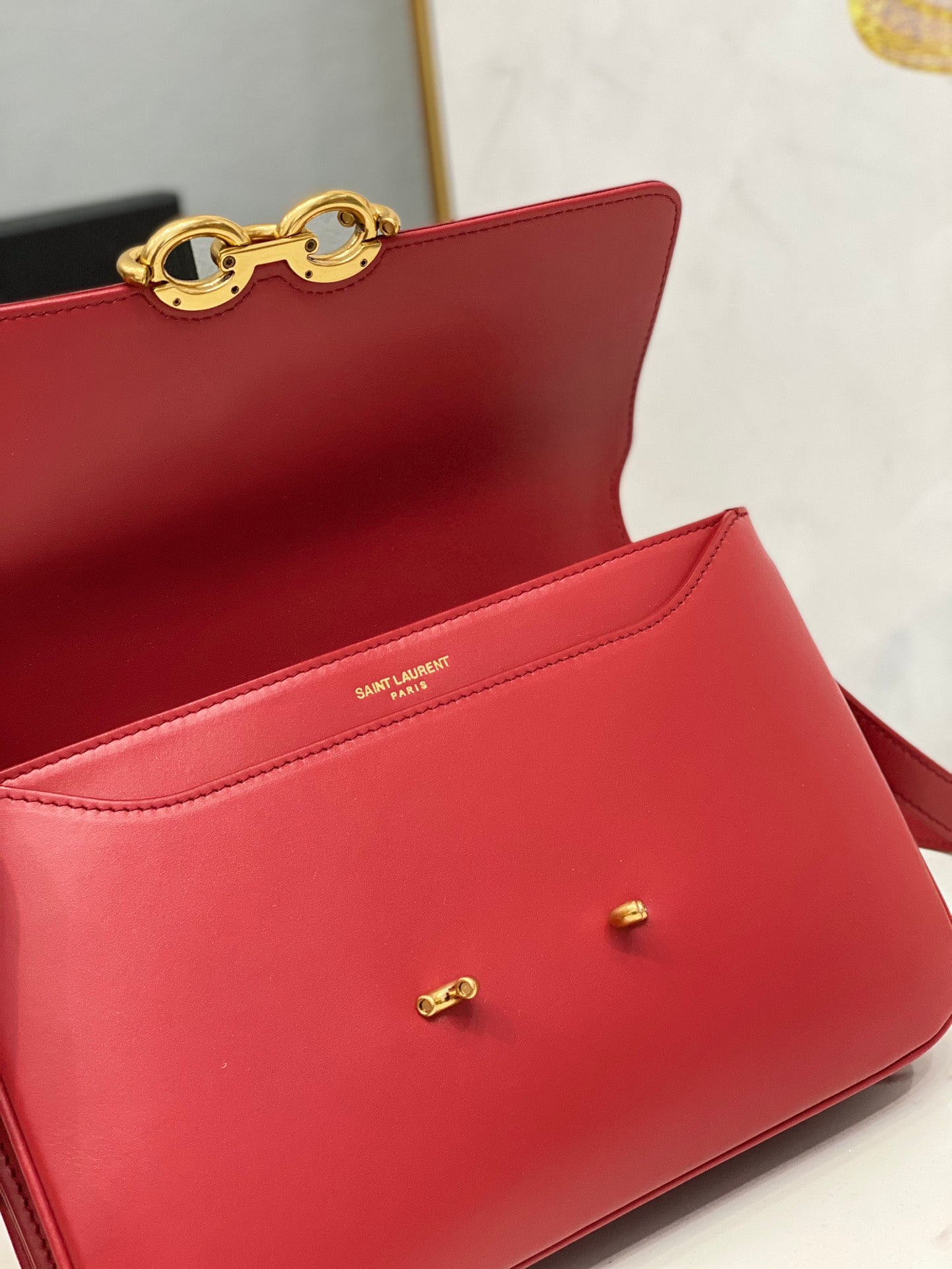 Y L  Bag Red MAILLON SATCHEL 24 cm