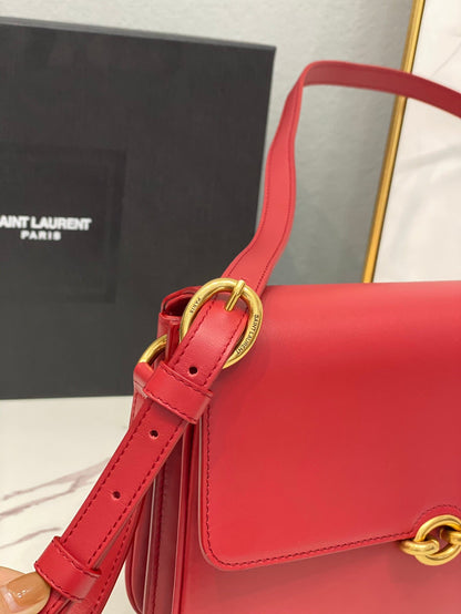 Y L  Bag Red MAILLON SATCHEL 24 cm