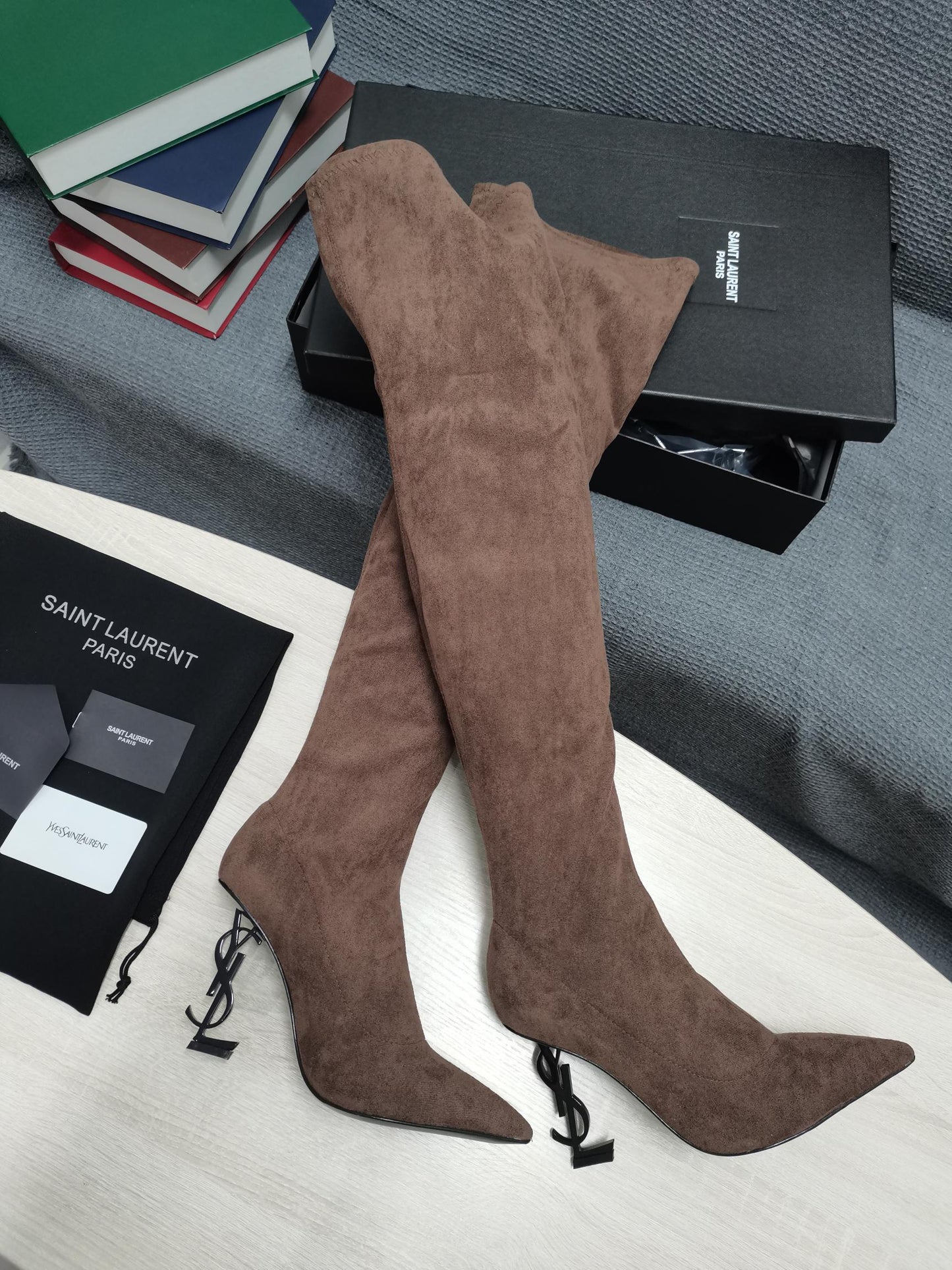 Y L  Boots  High Over Knee Suede  3 Color 's