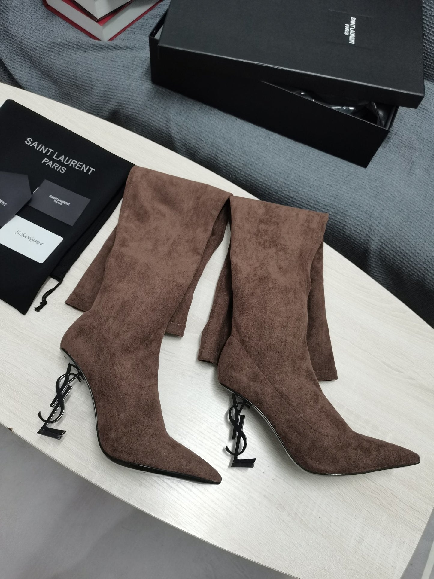 Y L  Boots  High Over Knee Suede  3 Color 's