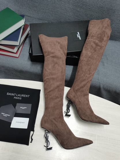 Y L  Boots  High Over Knee Suede  3 Color 's